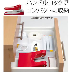 プラス 2穴パンチ フォース 1／2 L 紙箱 レッド FCF421T-PU-852A/30-765-イメージ2
