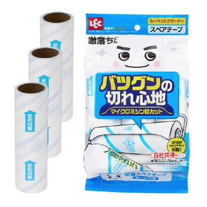 レック 激落ちくんスゴ技マイクロミシン目粘着スペア70周3P ｹﾞｷｵﾁｸﾝﾈﾝﾁﾔｸｽﾍﾟｱ70ｼﾕｳ3P-イメージ1