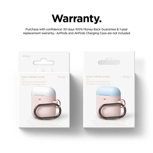 elago AIRPODS DUO HANG CASE for AirPods 2nd Generation Wireless Charging Case for AirPods 2nd Wireless Pink EL_A2WCSSCOW_PK-イメージ10