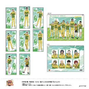 ショウワノート アクリルスタンド・クリアファイル-AVIOTイヤホンコラボ-(四天宝寺セット) 四天宝寺 テニプリアクスタCFシテンホウジコンプセツト