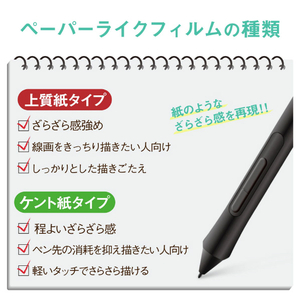 エレコム Wacom Intuos Mサイズ用フィルム/ペーパーライク/ケント紙タイプ TB-WIWMFLAPLL-イメージ3