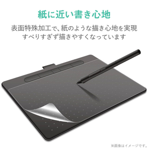 エレコム Wacom Intuos Mサイズ用フィルム/ペーパーライク/ケント紙タイプ TB-WIWMFLAPLL-イメージ4