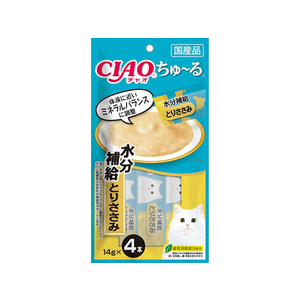 いなば CIAO ちゅーる 水分補給とりささみ 14g×4P F337606-イメージ1