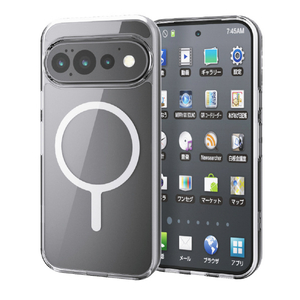 エレコム Google Pixel 11/11 Pro用ハイブリッドケース MAGKEEP ホワイト PM-P262MAG02WH-イメージ3