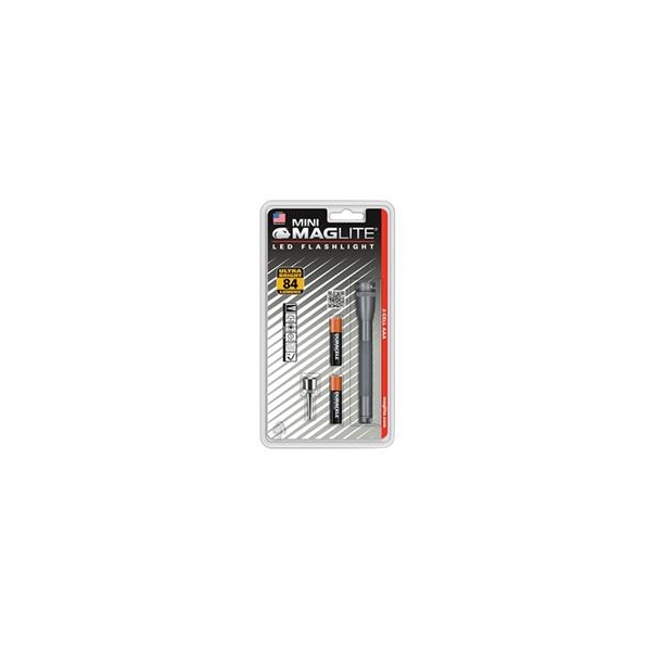 Maglite SP32096 Mini-Mag LED Flashlight 2AAA Gray