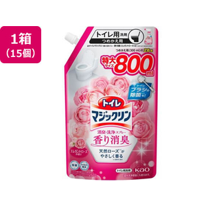 KAO トイレマジックリン消臭洗浄スプレー 香り消臭 替 800mL 15個 FC141RE-イメージ1