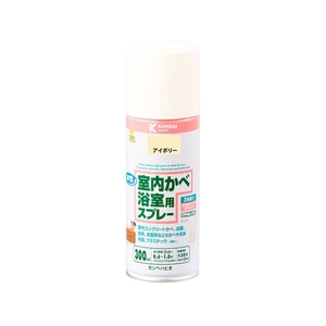 カンペハピオ 室内かべ浴室用スプレー アイボリー 300ml FCB167N-イメージ1