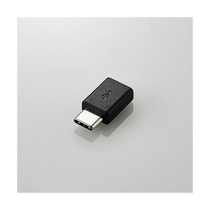 エレコム USB2.0変換アダプタ(Type-C-micro-B) ブラック MPA-MBFCMADNBK エレコム USB2.0変換アダプタ(Type-C-micro-B) ブラック MPA-MBFCMADNBK