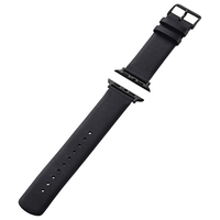 エレコム Apple Watch用 ソフトレザーバンド(46/49/45/44/42mm) ブラック AW-45BDLBK