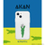 AKAN iPhone 16 Pro用ソフトクリアケース モグモグ ワニ AK27009I16PR-イメージ2