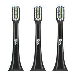 QCY PT02用交換ブラシヘッド 替えブラシ3本セット ブラック IF-PT02RB03BK QCY PT02用交換ブラシヘッド 替えブラシ3本セット ブラック IF-PT02RB03BK