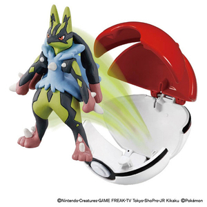 タカラトミー ポケットモンスター モンコレ ポケデルゼ 黄色いメガルカリオ(モンスターボール) ﾓﾝｺﾚﾎﾟｹﾃﾞﾙｾﾞｷｲﾛｲﾒｶﾞﾙｶﾘｵ-イメージ2