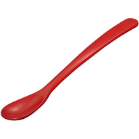 国際化工 メラミン スプーン 小 L10 朱 FC655LB-0964700