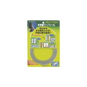 槌屋 すき間モヘヤシール　ゴールド　6mm×4mm×2m NO6040-LBR-イメージ1