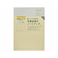 日本能率/NOLTYノート A5 クリーム用紙192ページ 無地 ライトグレー FCD246G-NCP01