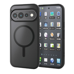 エレコム Google Pixel 11/11 Pro用ハイブリッドケース MAGKEEP マット ブラック PM-P262MAG2CBK-イメージ3
