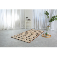 オスマック 薄型 軽量 幅広 すのこベッド 3つ折れ式 ダブル MYT-410 オスマック 薄型軽量幅広すのこベッド 3つ折れ式 セミシングル MYT-80