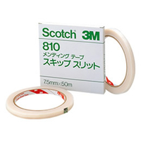 3M メンディングテープ810 スキップスリット 7.5mm×50m F937664