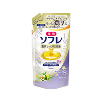 バスクリン ソフレ 濃厚しっとり入浴液 Wフローラルつめかえ 400mL F184551