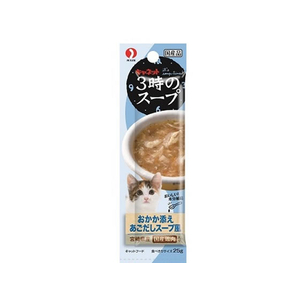ペットライン キャネット 3時のスープ おかか添え あごだしスープ風 100g(25g×4連) FC26136-イメージ3