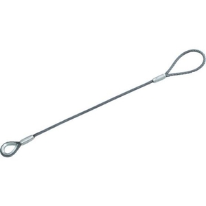 トラスコ中山 TRUSCO ワイヤロープスリング Bタイプ アルミロック 6mm×1.5m FC868GP-8370589-イメージ1