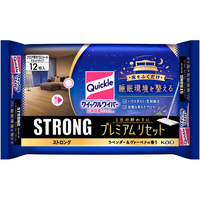 KAO クイックルワイパー 立体吸着ウエットストロング プレミアム 12枚入 FCG993X