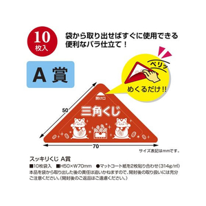 タカ印 スッキリくじ A賞 10枚 FC504RW-5-730-イメージ2