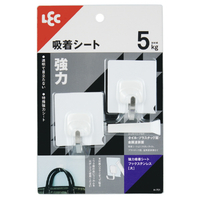 レック ツールフック M 耐荷重5kg 2個入 強力吸着シートタイプ ｷﾖｳﾘﾖｸｷﾕｳﾁﾔｸｼ-ﾄFｽﾃﾝ(ﾀﾞｲ)