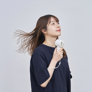 Life on Products ペルチェ冷却機能ターボハンディファン リリーホワイト LCAF022-LW-イメージ3