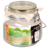 パール金属 角型保存ビン(750ml) イタリアーナ L1010ﾎｿﾞﾝﾋﾞﾝ750