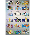 テンヨー ディズニー メタリックペーパー ジグソーパズル 1000ピース Disney100：Anniversary Design D1000010ﾃﾞｲｽﾆ-100ｱﾆﾊﾞ-ｻﾘ-