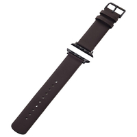 エレコム Apple Watch用 ソフトレザーバンド(46/49/45/44/42mm) ブラウン AW-45BDLBR