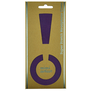 mimimamo スーパーストレッチヘッドホンカバー Lサイズ パープル MHC-002-PL-イメージ1
