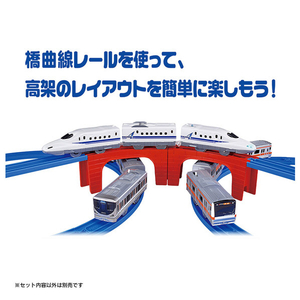 タカラトミー プラレール R-28 橋曲線レール Pﾚ-ﾙR28ﾊｼｷﾖｸｾﾝﾚ-ﾙ-イメージ3