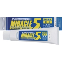 ヘルメチック/多用途弾性防水接着剤 Miracle5 ホワイト 135ml FCA841H-6839946