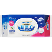 アイリスオーヤマ リフィール トイレに流せるおしりふき 超厚手 80枚 FCJ616U-FOSR-80