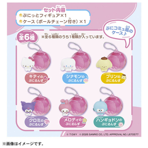 タカラトミー ぷにコミュ ぷにっとフィギュア&ケース サンリオキャラクターズ ﾌﾟﾆｺﾐﾕﾌﾟﾆﾂﾄﾌｲｷﾞﾕｱｹ-ｽｻﾝﾘｵ-イメージ3