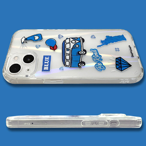 BOOGIE WOOGIE iPhone 13 Pro用オーロラケース Blue BW22011I13PBL-イメージ9
