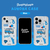 BOOGIE WOOGIE iPhone 13 Pro用オーロラケース Blue BW22011I13PBL-イメージ4