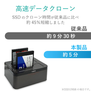 ロジテック エラースキップ搭載 2BAY Duplicator LGB-2BDPU3ES-イメージ3