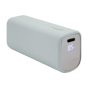 ラスタバナナ PD20W対応 TYPE-C1ポート/USB1ポート モバイルバッテリー 充電表示 5000MAH CALON スモーキーブルー RLI050C20W04SBL-イメージ1