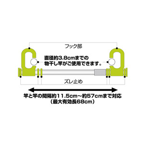 アイワ よくばりポール ﾖｸﾊﾞﾘﾎﾟ-ﾙ-イメージ3