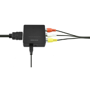 グリーンハウス HDMI-コンポジットコンバーター ブラック GH-HCVA-RCA-イメージ5