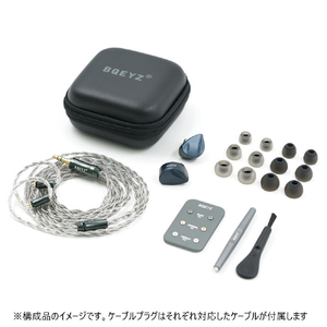 BQEYZ イヤホン(4．4mmプラグ) Autumn ベンゾブルー BQ510114-イメージ18