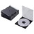 エレコム Blu-ray/DVD/CDケース(スリム/PS/1枚収納) 10パック CCD-JSCS10シリーズ ブラック CCD-JSCS10BK-イメージ1