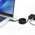 バッファロー USB-C to GigaLANアダプターケーブル(マグネット結束モデル)(1m) ブラック LUAMC-U3CG10BK-イメージ4