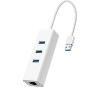 ティーピーリンク 2in1 USB&有線LANアダプタ(USB 3．0ポート×3+ギガビットLANポート×1搭載) UE330 JP