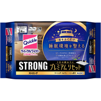 KAO クイックルワイパー 立体吸着ウエットストロング プレミアム 24枚入 FCG994X