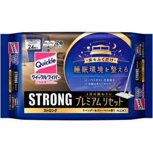 KAO クイックルワイパー 立体吸着ウエットストロング プレミアム 24枚入 FCG994X-イメージ1