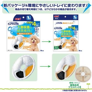 ジェックス ピュアクリスタル 軟水化フィルター 全円 犬用 4個入 FCJ899J-イメージ5